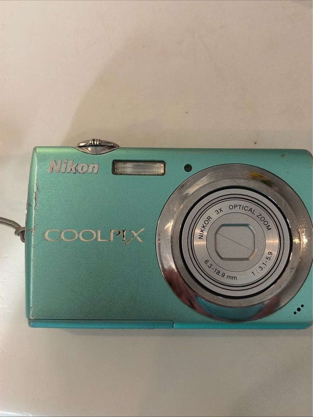 Nikon Coolpix Compact Digital Camera - Aqua Green s220